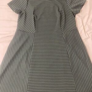 Striped Green Dress